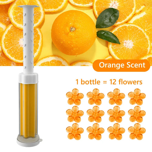 Toilet Cleaner Gel Remove Odors Leave Flower Aromatic Toilet Gel No