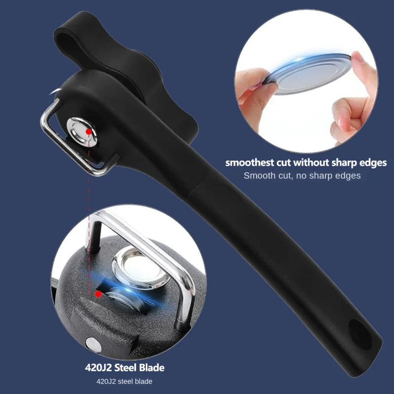 1Pieces Amazon Manual Safety Can Openers Stainless Steel Can Opener