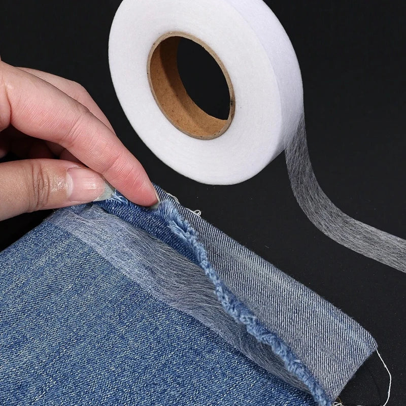 64M Roll Non-woven Double-side Interlining Adhesive Fabric Cloth