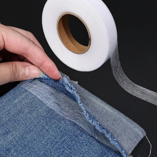 64M Roll Non-woven Double-side Interlining Adhesive Fabric Cloth