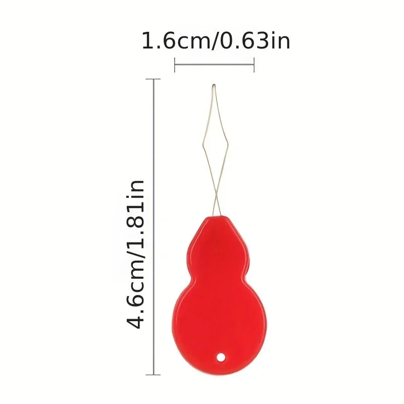 2/5/10pcs plastic needle thread - easy threading for hand sewing,