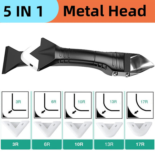 5 In 1 Silicone Scraper Glue Caulk Remover Caulking Finisher Smooth