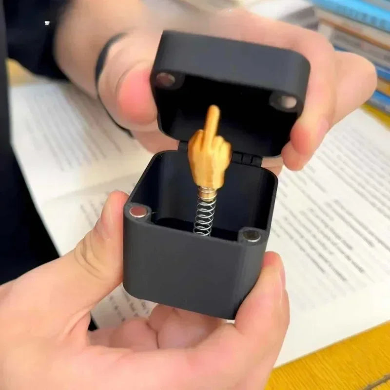Middle Finger In A Box Out Of The Box Pop-up Middle Finger Gift Box