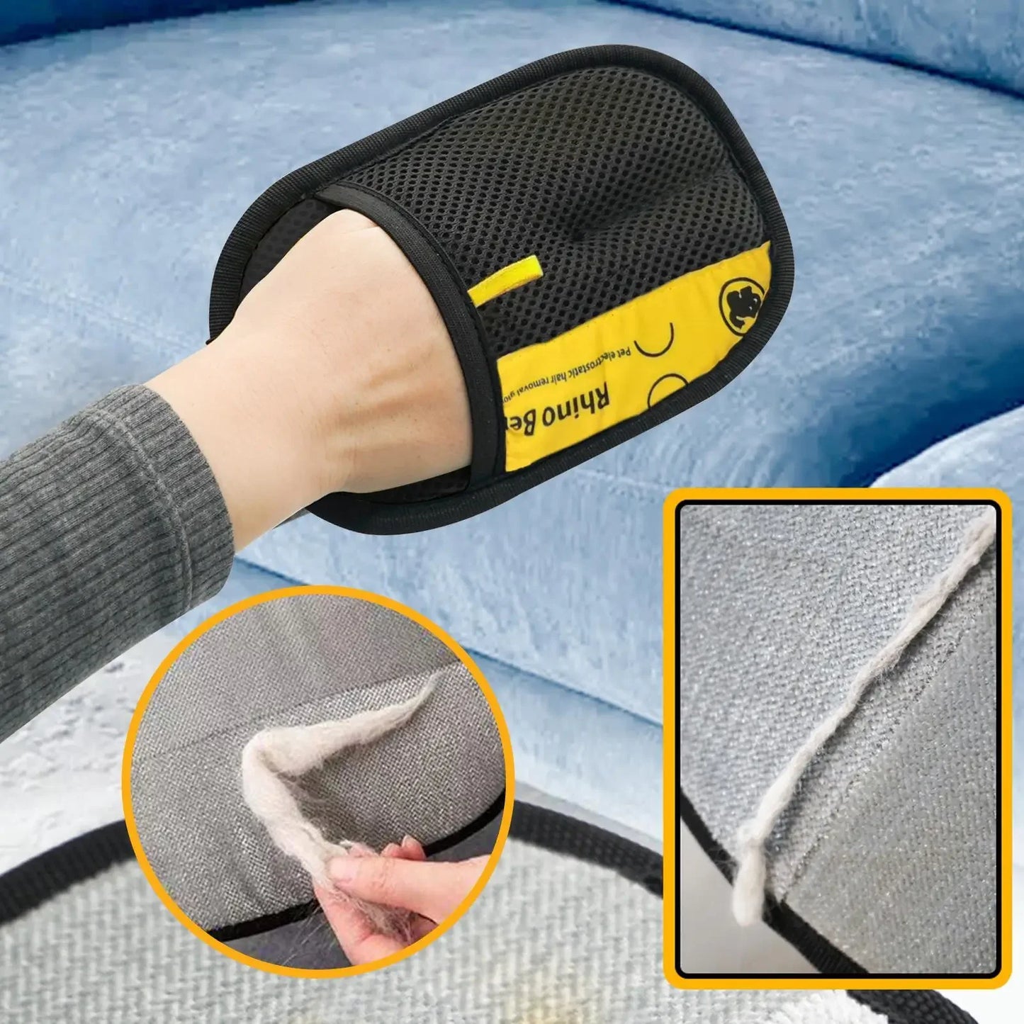 Pet Electrostatic Hair Removal Gloves Dog Cat Hair Removal Brush