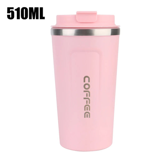 Thermo Cafe Coffee Mug Car Thermos Mug 380/510ML Leak_Proof Travel