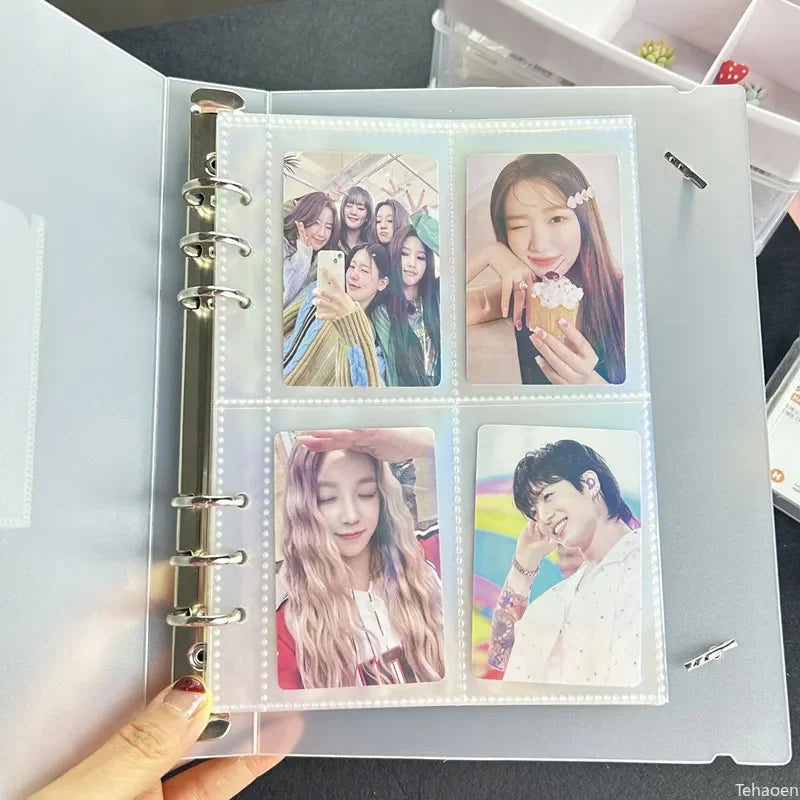 A5 Photocard Binder Cover Kpop Photo Album Simple Card Binder Collect
