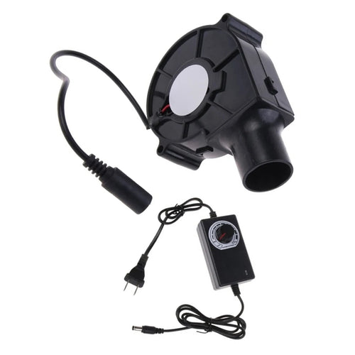 220V BBQ Fan Small Blast Engine with Air Collecting Adjustable Speed
