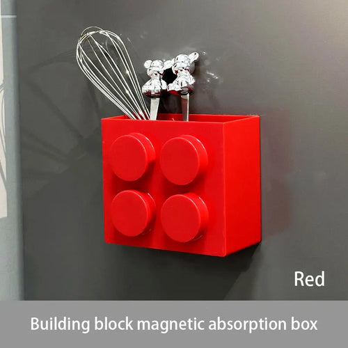 Magnetic wall-mounted narrow-edge kitchen straw, cling film storage