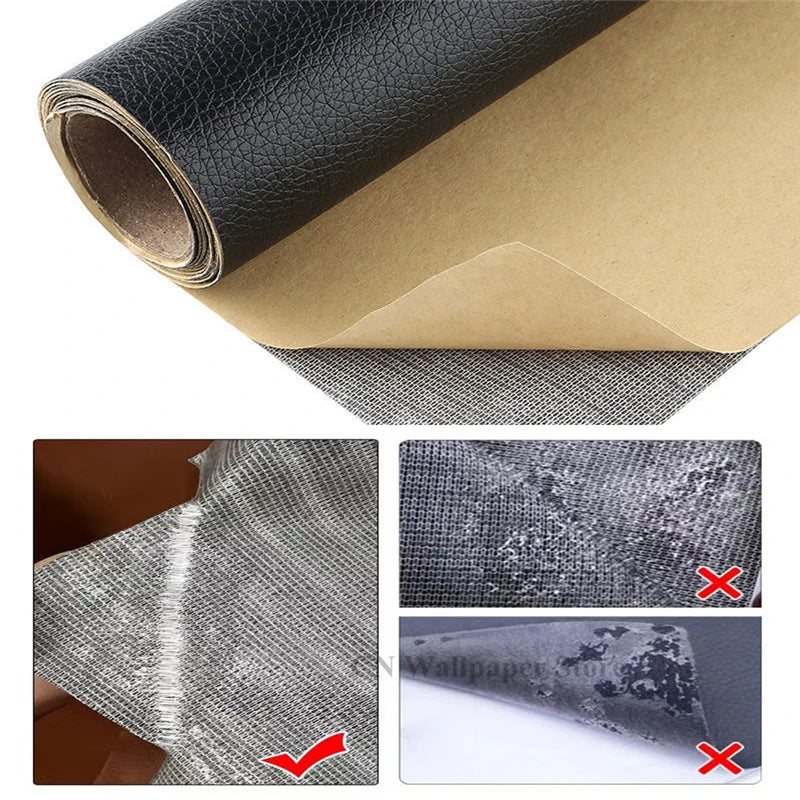Repair Patches Self-Adhesive Leather PU Leather Fabric Stickers for