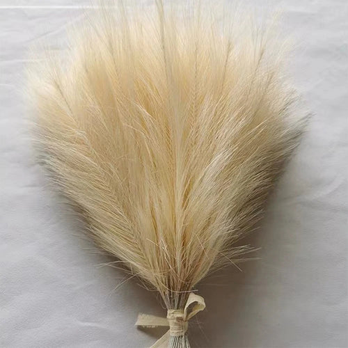 5/10/20PCS Fluffy Pampas Grass Boho Decor Artificial Flower Fake Plant