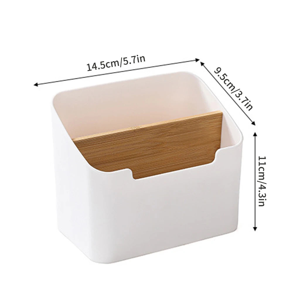 1 Home Desktop Remote Control Storage Box, Can Be Wall Hanging,