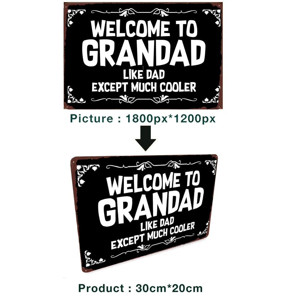 Custom Metal Tin Signs Retro Plaque Home Decor Wall Sticker Iron Art