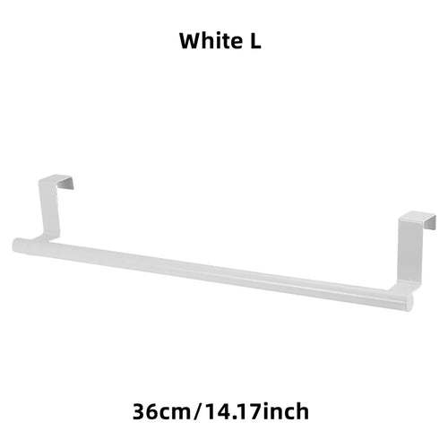 1/2Pcs Towel Rack Over Door Towel Bar Hanging Holder Stainless Steel