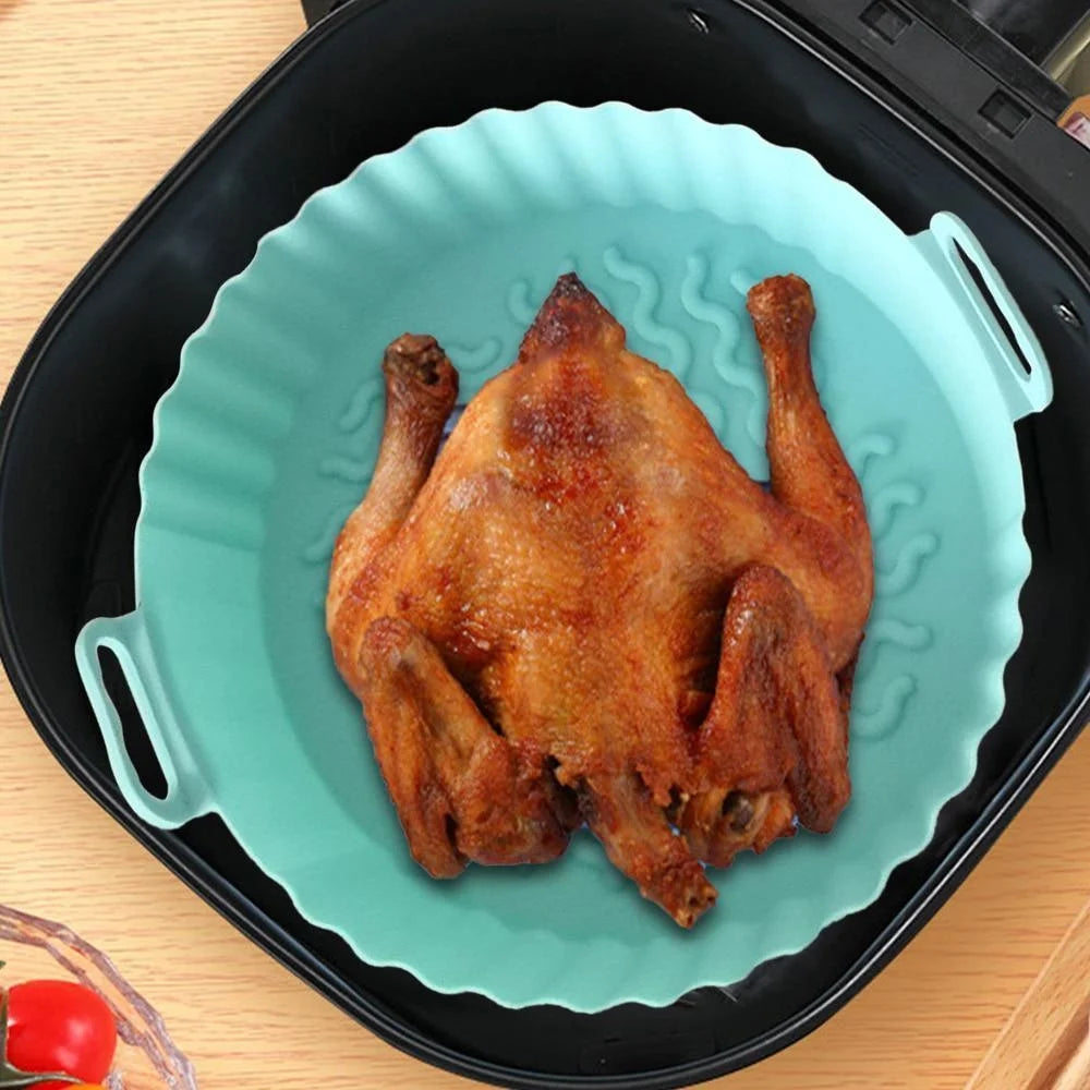 Air Fryer Silicone Liners Air Fryer Silicone Pot Reusable Silicone Air
