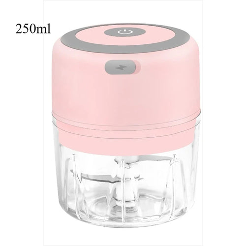 250ML Electric Garlic Grinder Household Multifunctional Meat Grinder