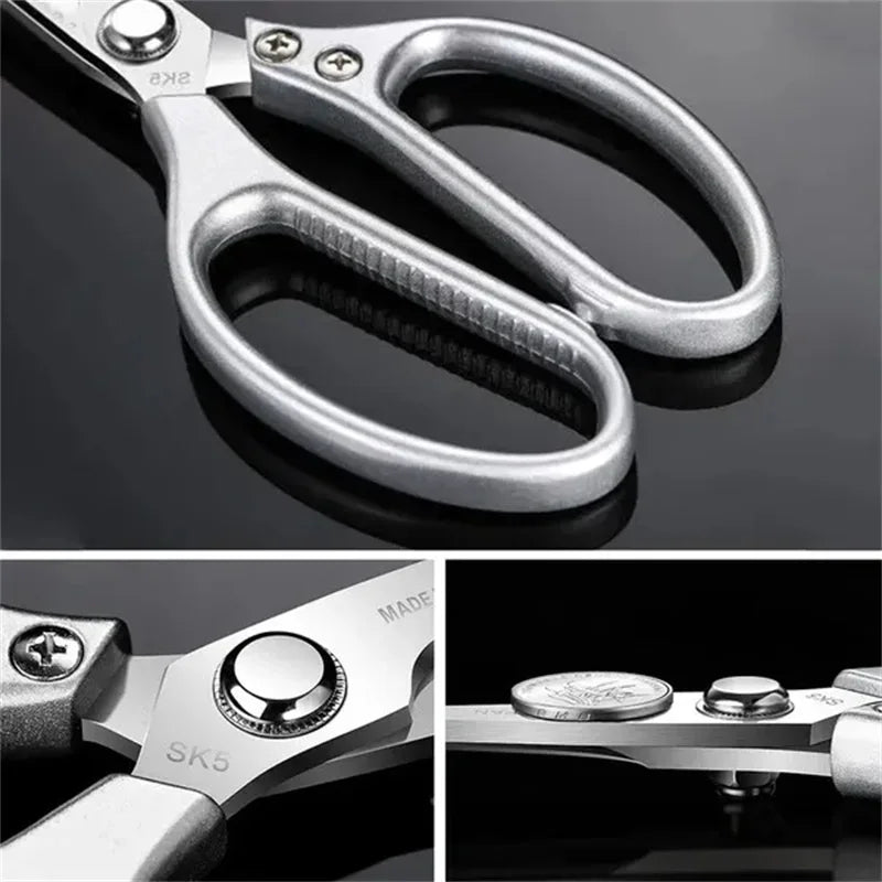 Stainless Steel Kitchen Scissors Multifunctional Chicken Bone Scissors