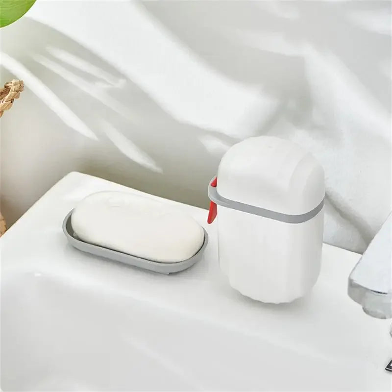 1Pc Portable Soap Dishes Sealed Storage Box Waterproof Travel Home