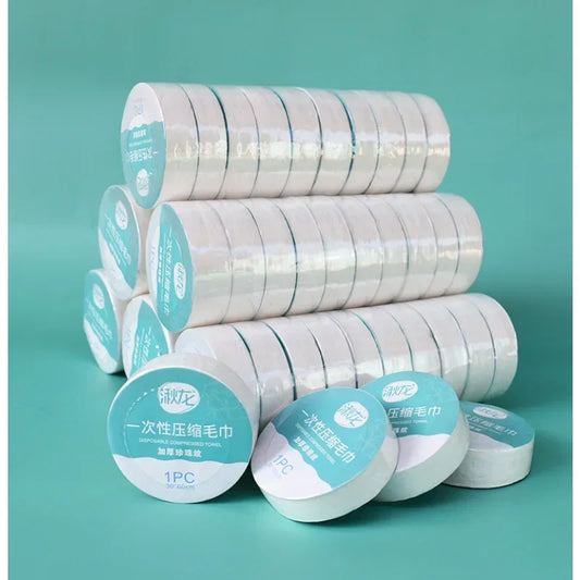 10PCS Set Compressed Towel Travel Quick-Drying Towel Trip Disposable