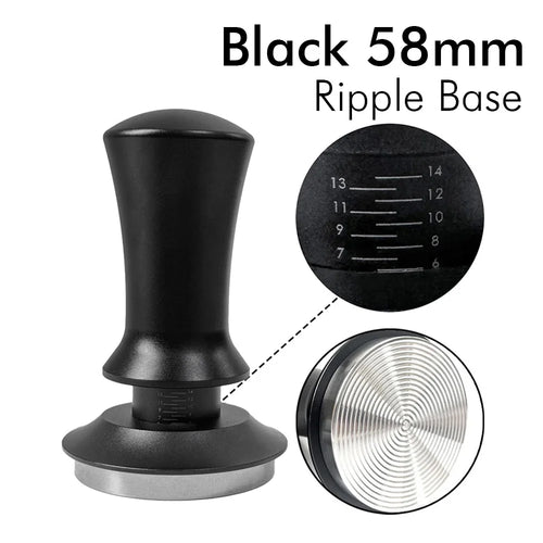 Coffee Tamper 58mm 54mm 51mm Ripple Base Leveling Constant Pressure