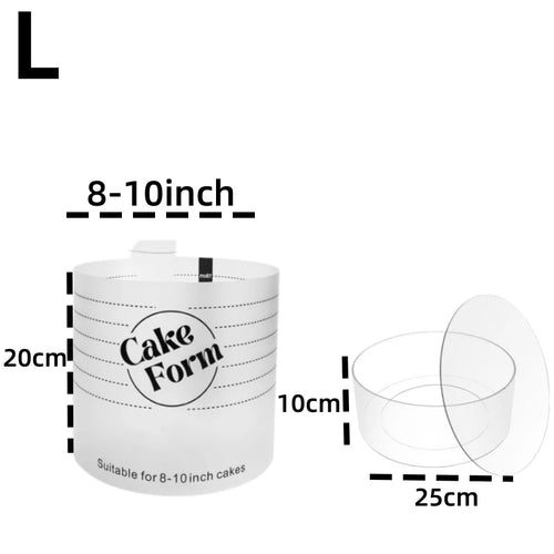 Round Adjustable Cake Ring Mold Retractable Fondant Tools Mousse Cake