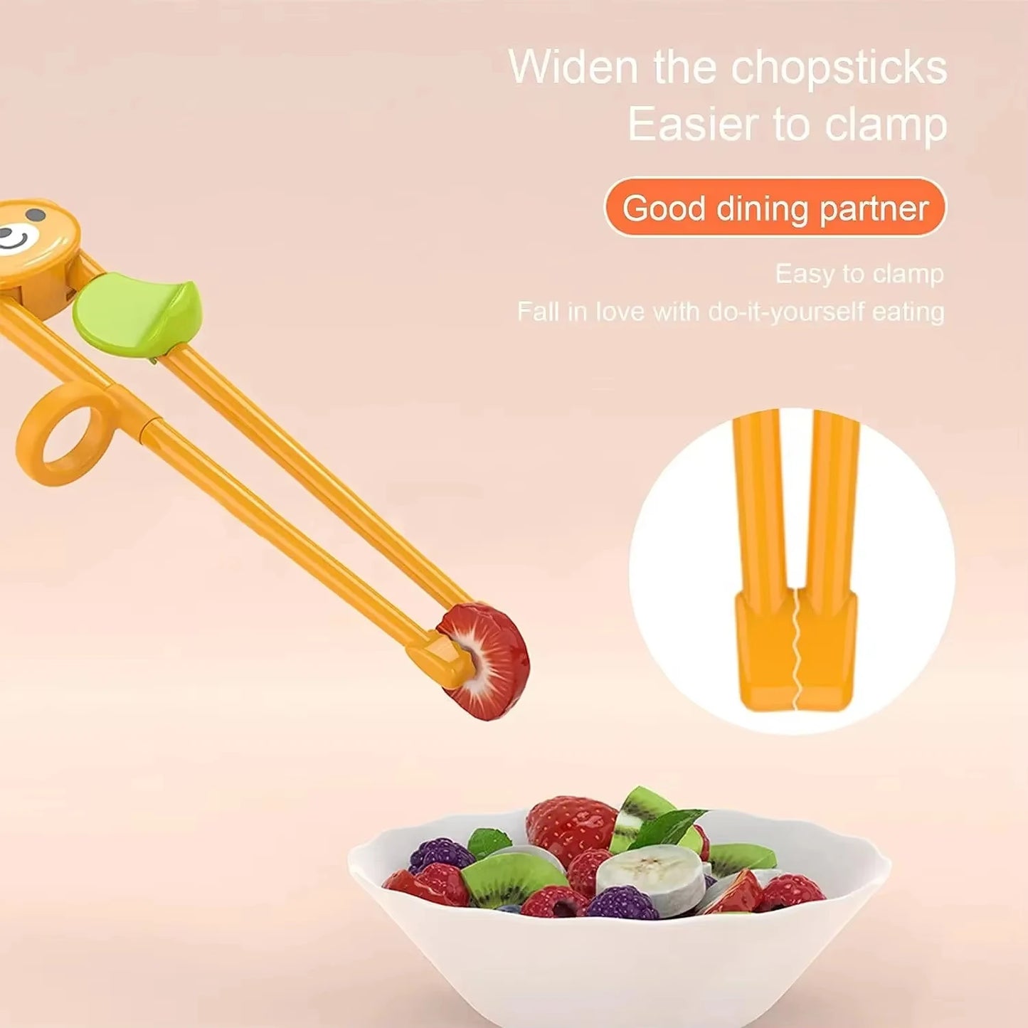 3Pcs Cute Animal Learning Chopsticks for Children Cartoon Elementary