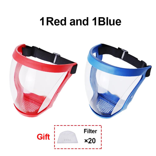 Work Protection Mask Transparent Facial Shield Transparent Facial