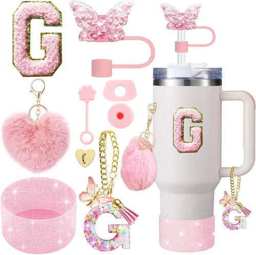 9PCS Cup Accessory Set for Stanley 30oz 40oz Butterfly Straw Cover Cap