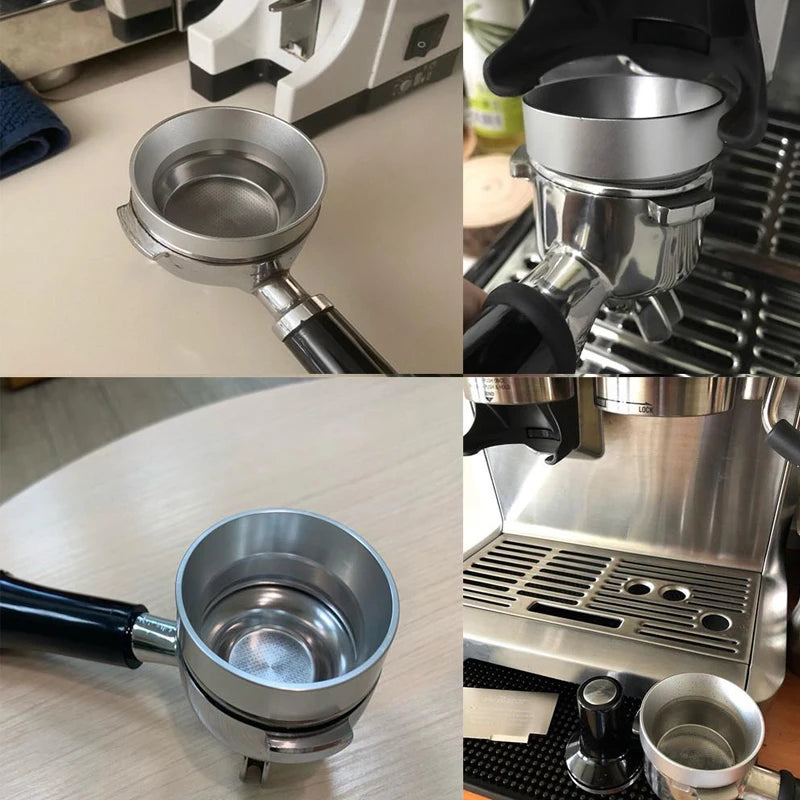 Aluminum Intelligent Dosing Ring For Bowl Coffee Powder Espresso