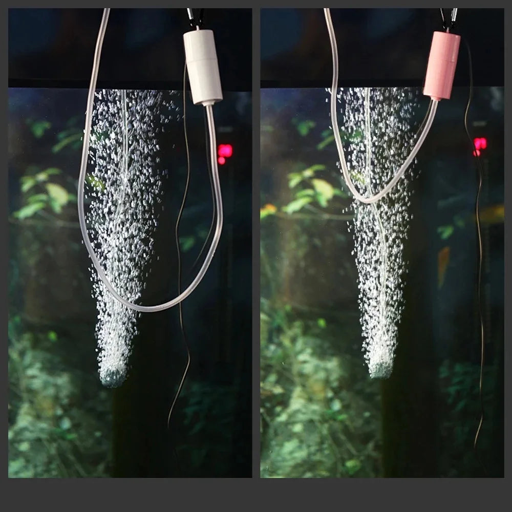 Aquarium USB Air Pump Fish Tank Silent Air Compressor Aquarium