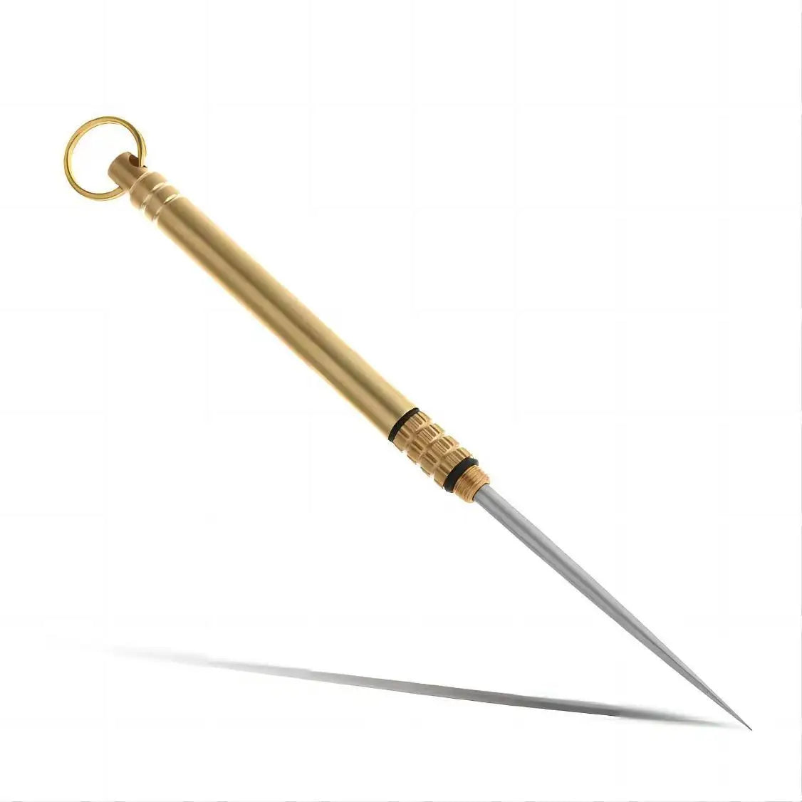 High-end multi-functional brass one-piece toothpick, fruit keychain,