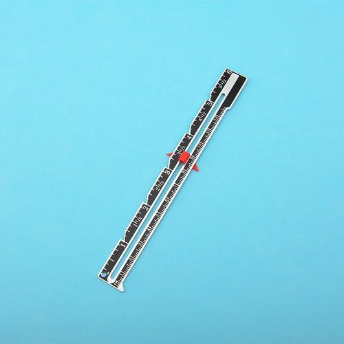 1pc Metal Sliding Guage, Sewing Measuring Tool, Sewing Guage For