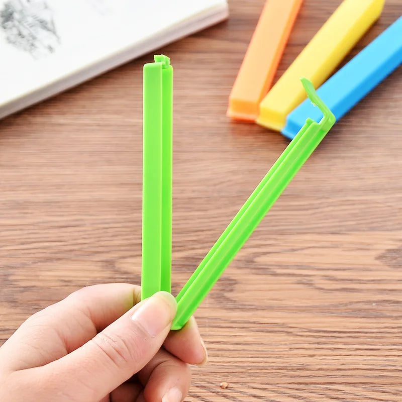 5-30pcs Colorful Sealing Clips Moisture-Proof Fresh-Keeping Snack Bag