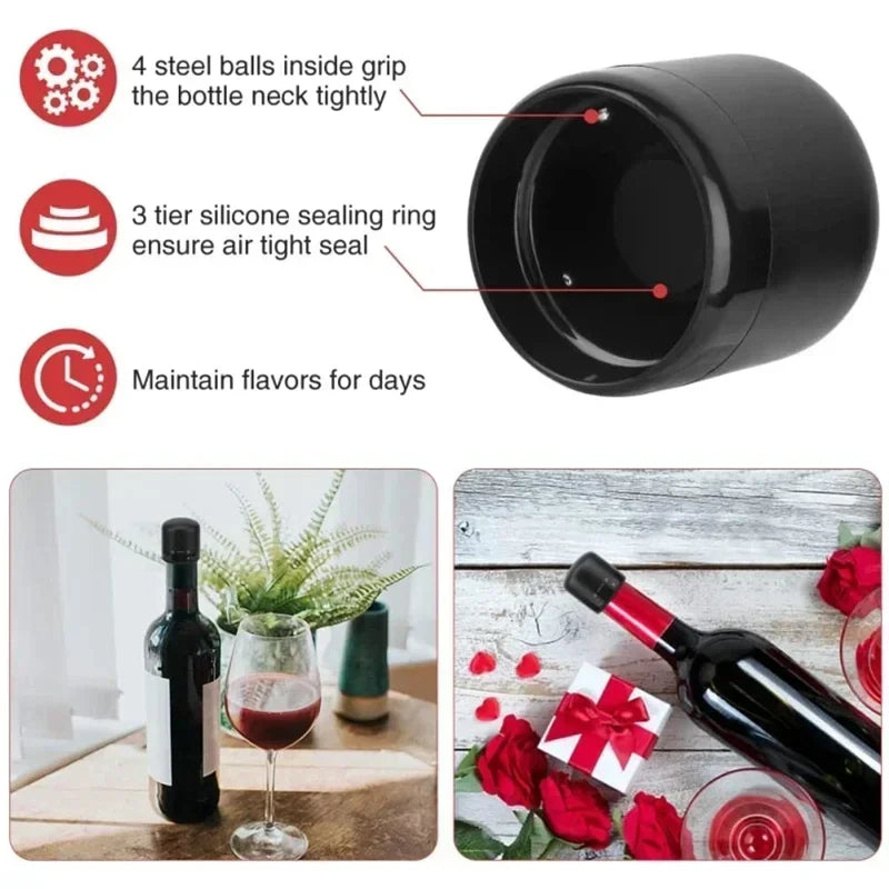 Wine Stopper 1/2 Piece Reusable Bar Accessories Silicone Sealing