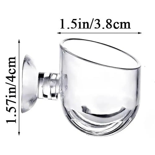 Aquarium Decoration Plant Cup Pot Acrylic Aquatic Plant Cup With