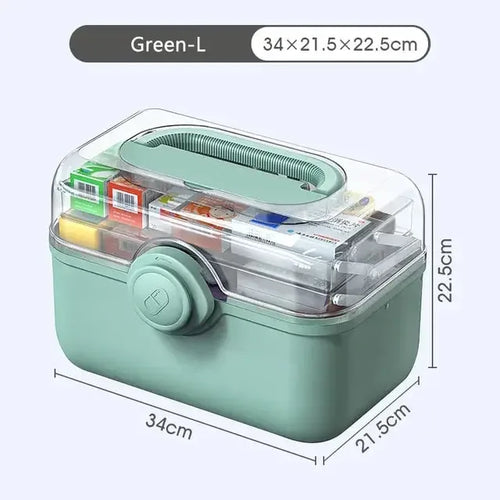 Clearance_3 Layers Large Capacity Medicine First Aid Kit Medicines