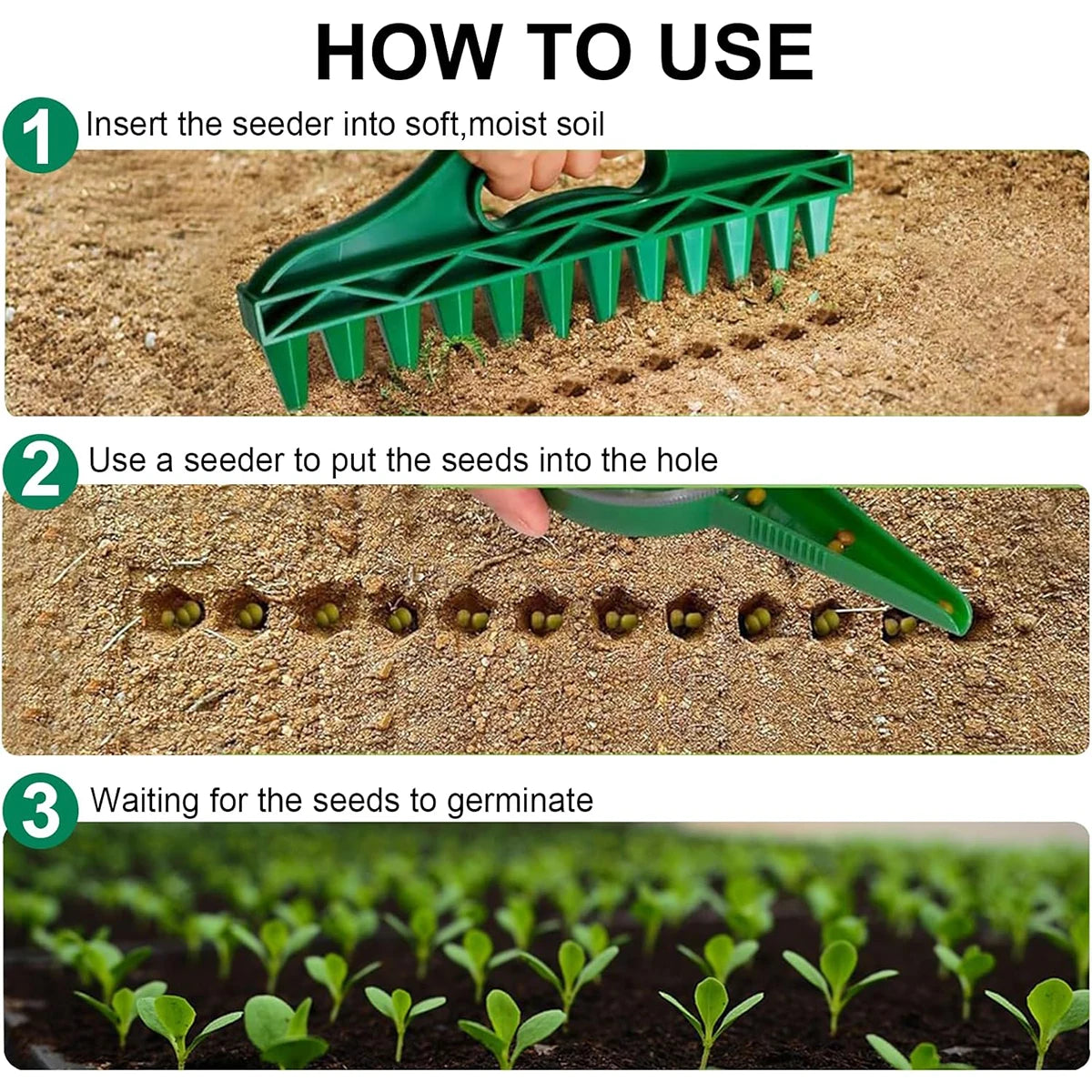 Manual Seeder Plant Seeds Sow Bonsai Accessories Garden Plants