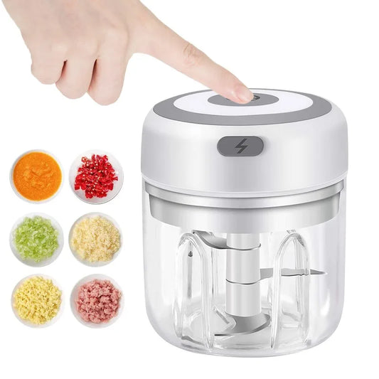 250ML Electric Garlic Grinder Household Multifunctional Meat Grinder