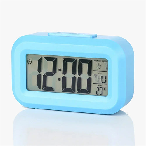 Led Digital Alarm Clock Backlight Data Times Calendar Desktop