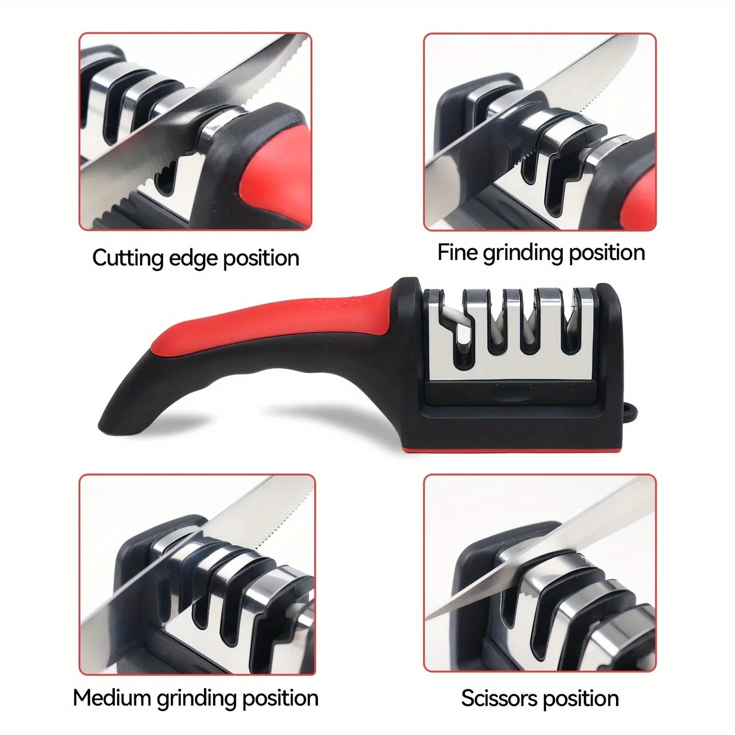 1pc professional blade sharpener, tungsten diamond ceramic sharpening