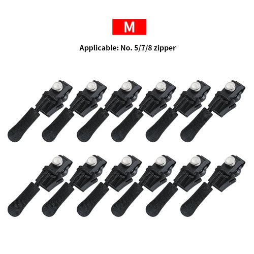 Universal Detachable Metal Zipper Slider Puller Detachable Instant