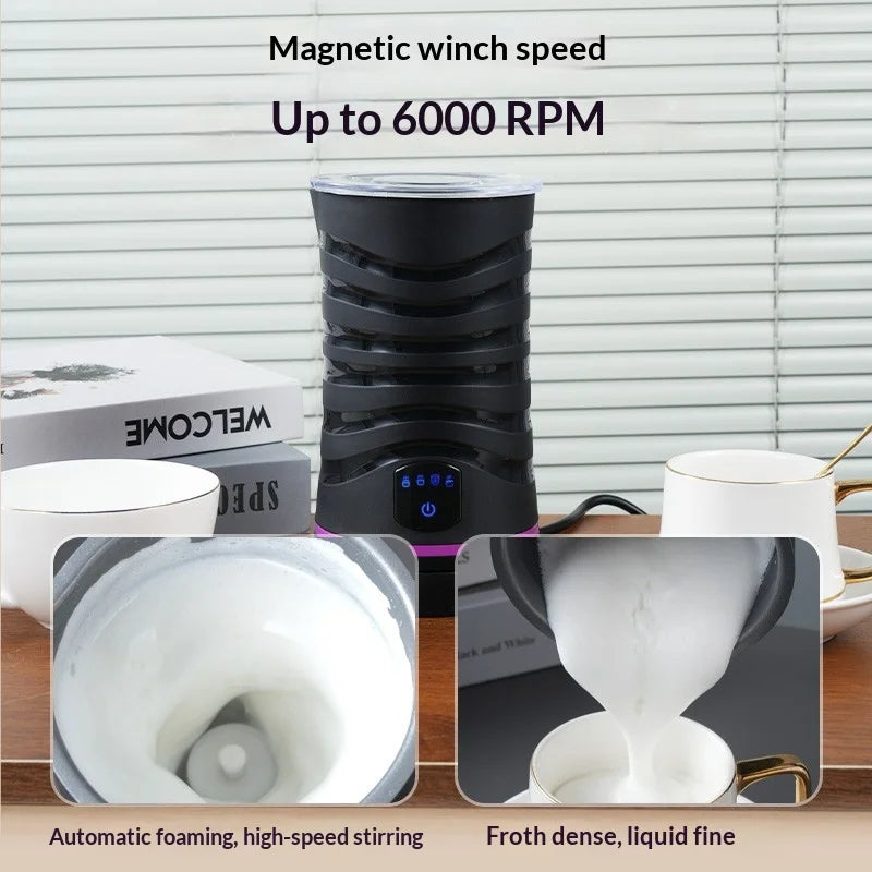 Homefish Magnetic suction mini milk frother handheld electric milk