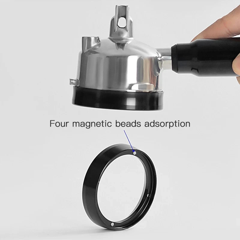 Coffee Dosing Ring 51mm 53mm 58mm Espresso Dosing Funnel Magnetic For