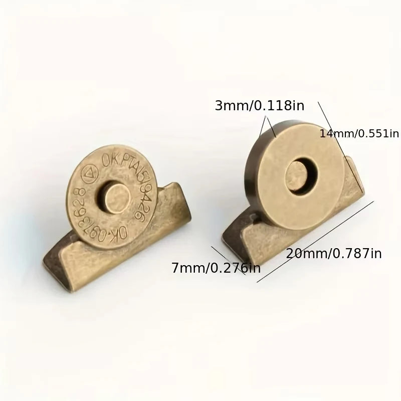4pairs bag snap accessories magnetic buckle bag snap hidden button