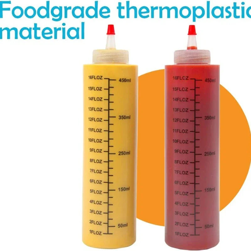120/250/450ml Plastic Needle-nosed Scale Squeeze Bottle Squeezable