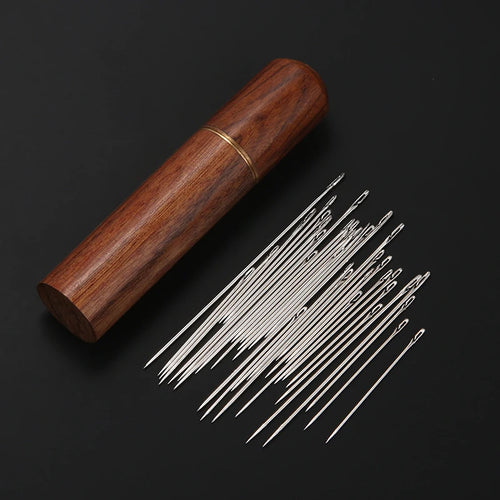 30Pcs Side Hole Blind Sewing Needles Stainless Steel Elderly Self