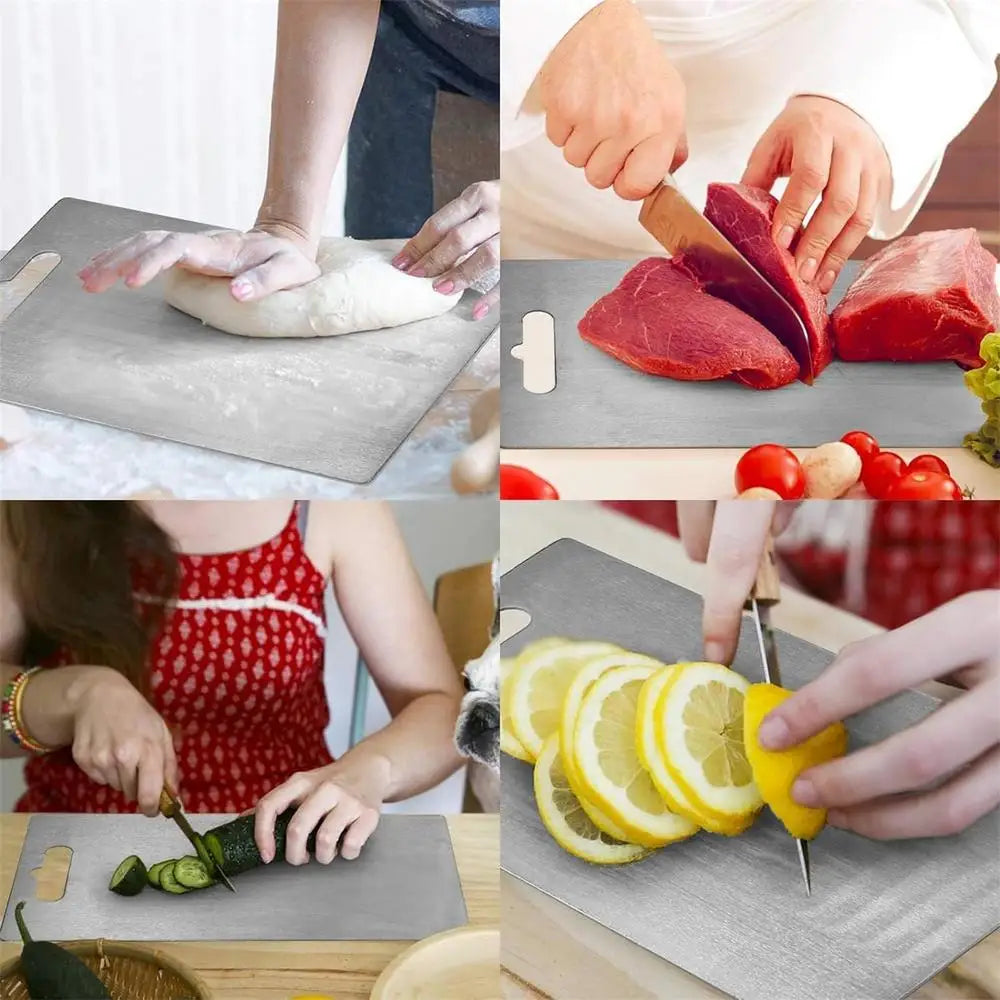 Titanium Cutting Boards for Kitchen Stainless Board 304 Steel