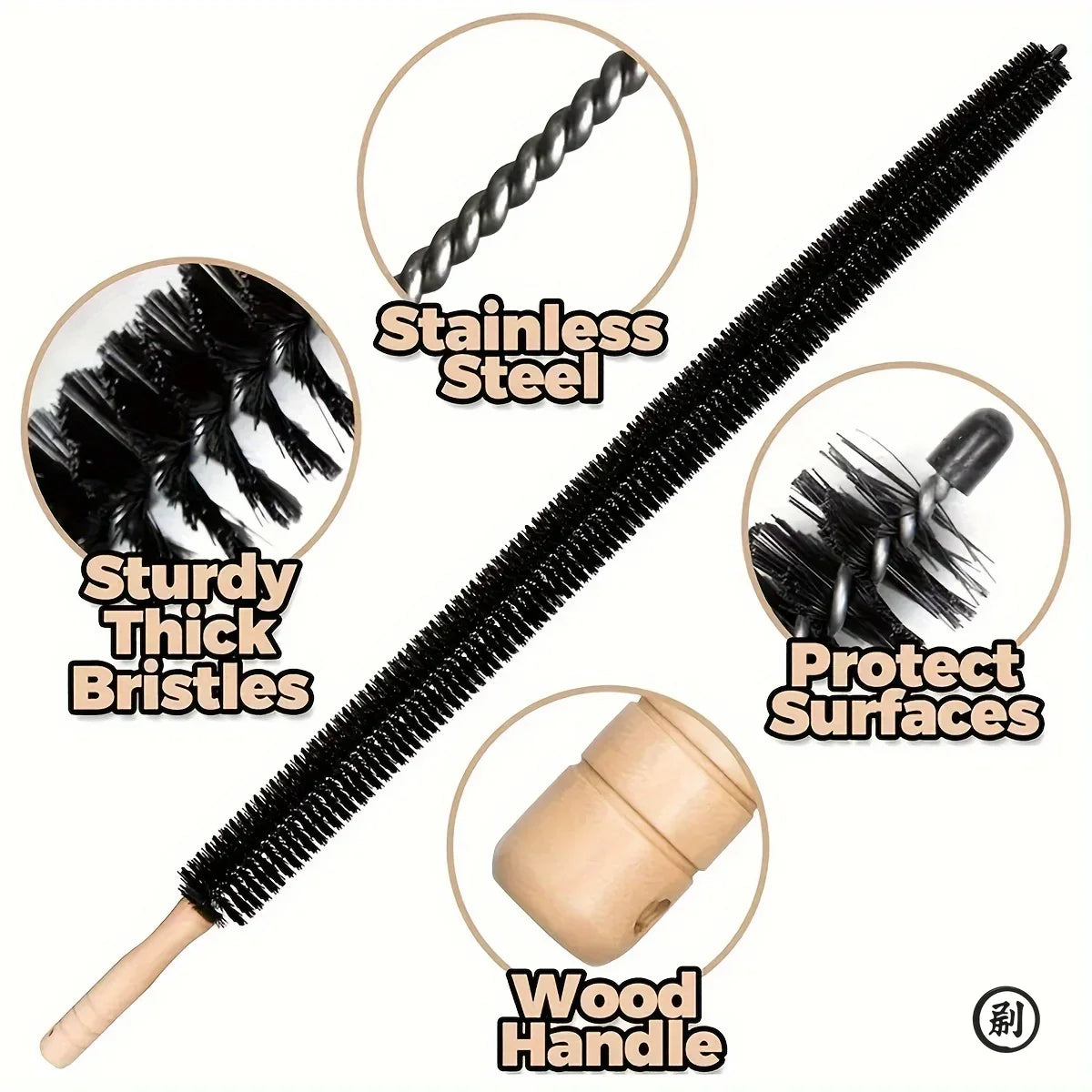 Radiator Cleaner Brush Washing Machine Lint Cleaning Brushes Long