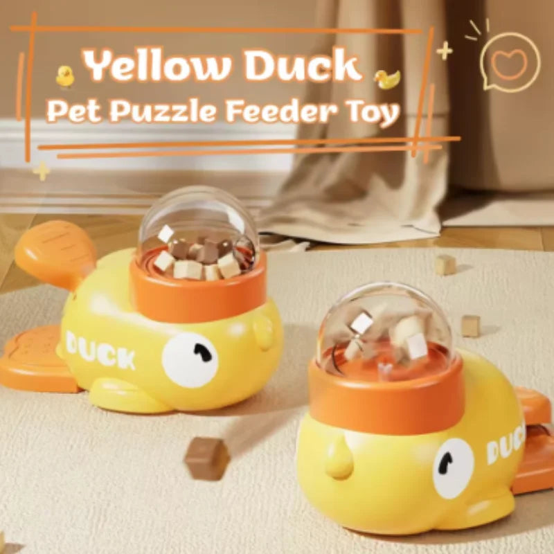 Durable Interactive Dog Automatic Feeder Cute Food Dispenser Training