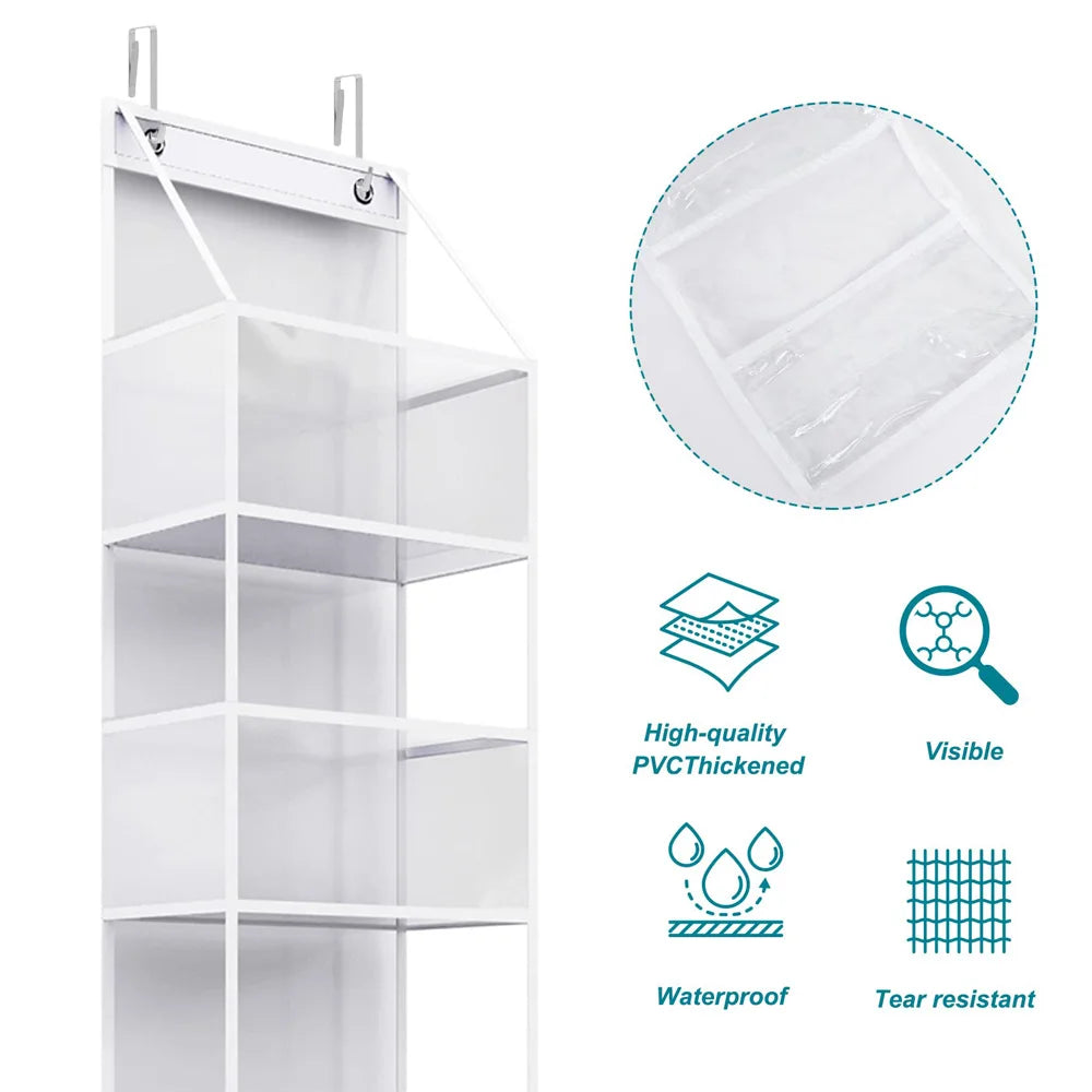 4/6 Layer Hanging Organizer Behind The Door Storage Bags For Clothes