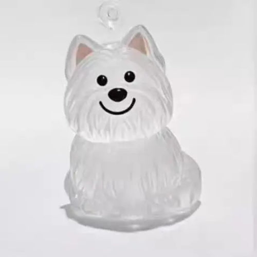 Transparent Cute Cat Keepsake Keychain Lovely Dog/Cat Shape Pet Hair